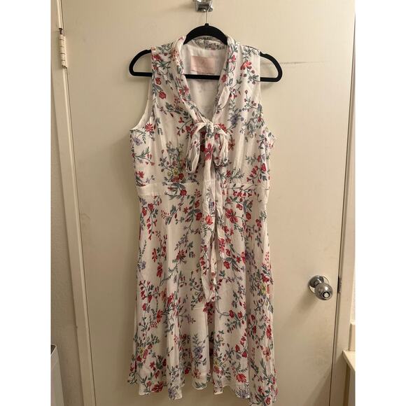 Gal Meets Glam Dresses & Skirts - Gal Meets Glam Women’s Alexis Floral Cottagecore A Line Dress Swiss Dot Plus 16